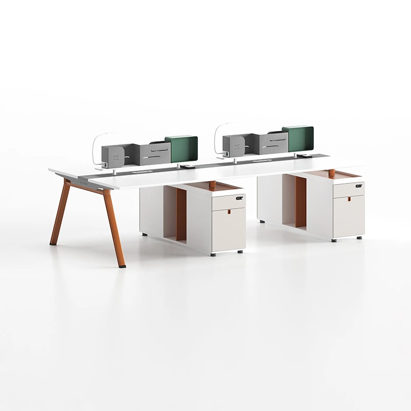 Luxury Two-Person Screened Workstation